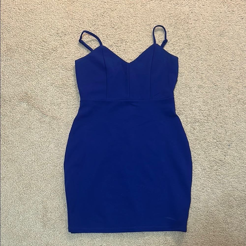 lulus medium women’s blue bodycon dress